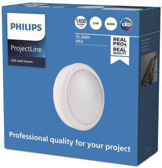 Philips Wall-mounted LED wandlamp Ø 18,2cm 4000K wit