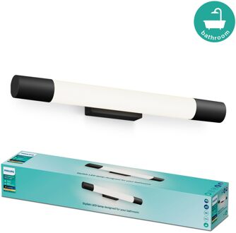 Philips Wandlamp Badkamer Rover - Zwart - Ip44 - 5w