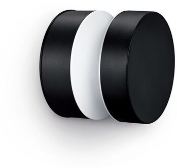 Philips Wandlamp Buiten Laven - Zwart - Warm Wit - H8,7cm - 6w