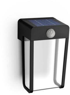 Philips Wandlamp Shroud Zwart 2,3w Met Sensor