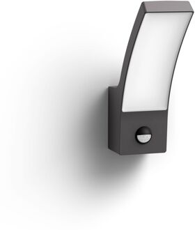 Philips Wandlamp Splay Antraciet 3,8w Met Sensor
