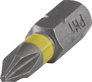 Phillips Solid Bits - PH 1 - 25 mm - 3 Stuks