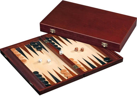 Philos Backgammon Tilos large - MDF casette - 41 x 24 x 5 cm