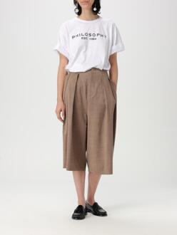 Philosophy Logo T-shirt Korte Mouwen Wit