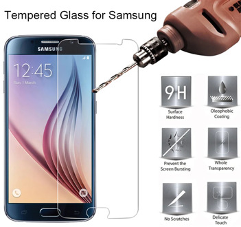 Phone Screen Protector Tempered Glass for Samsung Galaxy S6 S7 S2 Protective Glass Film for Samsung S5 Mini S4 S3 Neo S III
