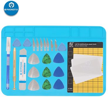 Phonefix 20 In 1 Opening Gereedschap Scherm Reparatie Kit Met Soldeing Mat Voor Iphone Reparatie Batterij Vervanging Tool Kit Mobiele reparatie