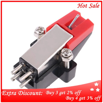 Phonograph Turntable Dual Moving Magnet Stereo Vinyl Record Player Stylus Needle