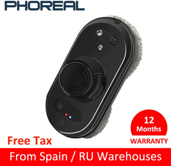 PhoReal FR-S60 Window Cleaning Robot High Suction Electric Window Cleaner Robot Anti-falling Remote Control Robot Vacuum Cleaner