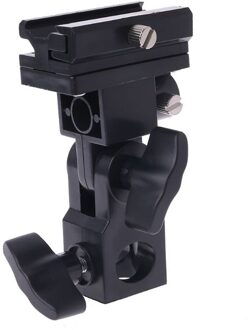 Photo Flash Adapter Shoe Swivel Mount Light Stand Bracket B Paraplu Houder 77UB