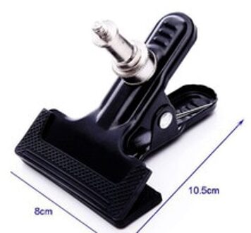 Photo Studio Light Stand Heavy Duty Metalen Klem Beugel Met 1/4 "Schroef
