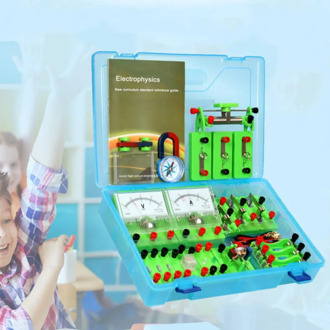 Physics Experiment Kits Educational Physics Labs Electricity Circuit Magnetism Learning Aids for Junior High School 7-14 Years