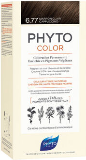 Phyto Phytocolor Permanent Color Haarkleuring 6.77 1pakket