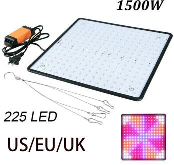 Phytolampa 225 Led 1500W Volledige Spectrum Indoor Led Grow Light Voor Plant Groeiende Bloem Zaad Lamp Tent Fitolampy Uv ir Rood/Blauw EU plug