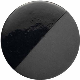 PI plafondlamp, glanzend/mat, Ø 40 cm, zwart