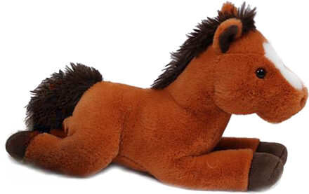 Pia Toys Knuffeldier Paard - pluche stof - premium kwaliteit knuffels - lichtbruin - 35 cm