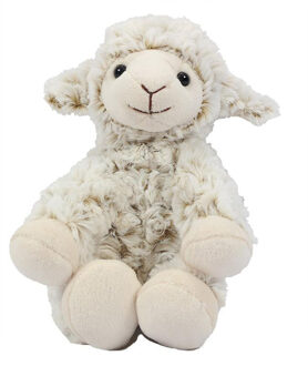 Pia Toys Knuffeldier Schaap/lammetje - zachte pluche stof - premium kwaliteit knuffels - wit - 19 cm