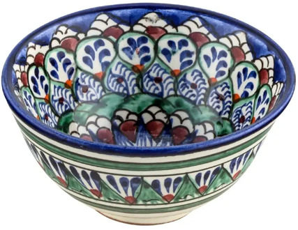 Piala for tea small d110mm Uzbek ceramics tea Mugs tea infuser tea set beauty glazed Food Tea bowl tea cup set Mug cups for tea