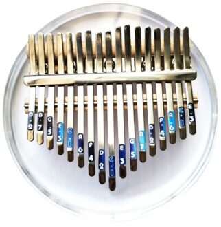 Piano Acryl Transparante 17-Key Thumb Piano Duim Piano, Piano, Eenvoudige Muziekinstrument, Oefening Vingers