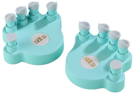 Piano Hand Corrector Vinger Krachttraining Piano Vingers Krachttraining Gereedschap Piano Toetsenbord Voor Beginner 1 Paar/pak groen