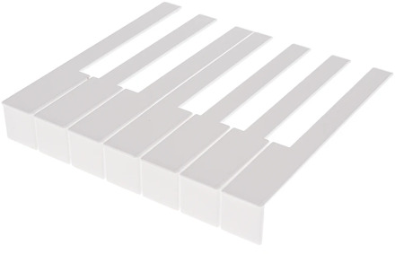 Piano Keytops With Glossy Finish Keyboard Replacement Parts 1 Set/52Keys