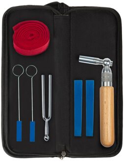 Piano Tuning Kit W/ Piano Tuning Hammer Rubber Wig Mute Rubber Mute Temperament Strip Stemvork En Case