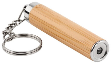 Pianti mini bamboe sleutelhanger zaklamp (batterijen inbegrepen) Bruin/groen - One size