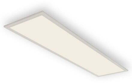 PIATTO, plafondlamp met bewegingsmelder tot 10 m, daglicht sensor, 1xLED 38W, 4.100lm, 4.000K neutrale wit, 119.5 cm, wit