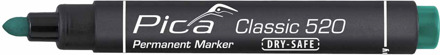 Pica 520/36 Permanent Marker | 1-4mm | Rond | Groen | 10 stuks - PI52036