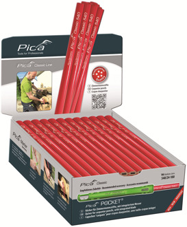 Pica 540/24 Timmermanspotloden | 24cm | Display | 100 stuks - PI54024-100