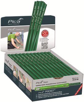 Pica 541/24 Steenpotlood | 24cm | Display | 100 stuks - PI54124-100