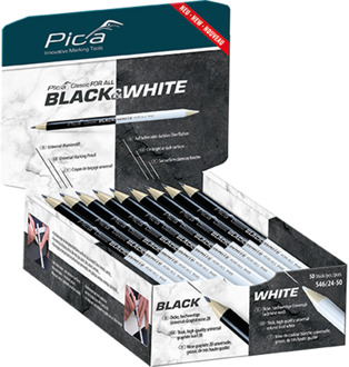 Pica 546/24 Potlood Black & White | 50 stuks - PI54624-50
