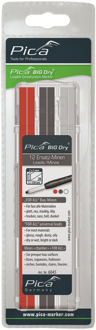 Pica 6045 BIG Dry Vulling | Rood, grafiet, wit | Blister - PI6045SB