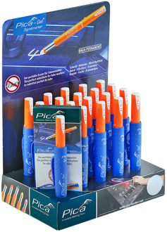 Pica 8025 GEL Signalmarker | 20x | Wit | Display - PI8025
