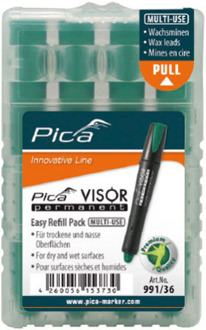 Pica 991/36 VISOR Permanent Navulling | Groen - PI99136