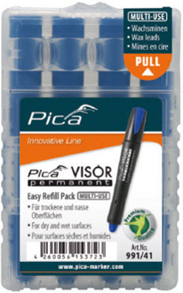 Pica 991/41 VISOR Permanent Navulling | Blauw - PI99141