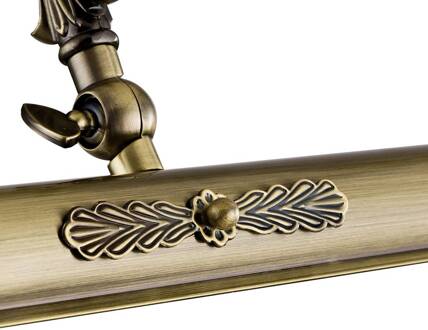 Picasso wandlamp, schilderij verlichting brons