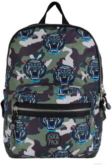 Pick & Pack dangerous Cat M rugzak camo Groen - 7827