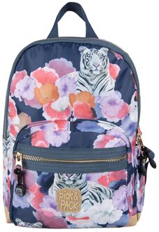 Pick & Pack Tiger of Love Backpack S / Denim Multikleur
