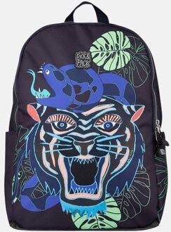 Pick & Pack Tijger Rugzak L Zwart Multikleur