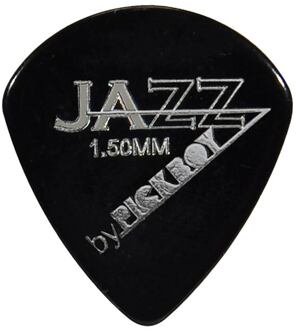 Pickboy GP34B-150 1.50 mm. plectra 1.50 mm. plectra, 'jazz' zwart, 50-pack