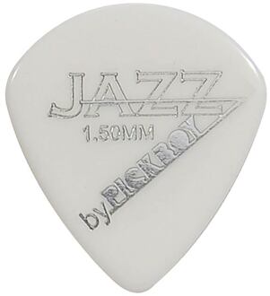 Pickboy GP34W-150 1.50 mm. plectra 1.50 mm. plectra, 'jazz' wit, 50-pack