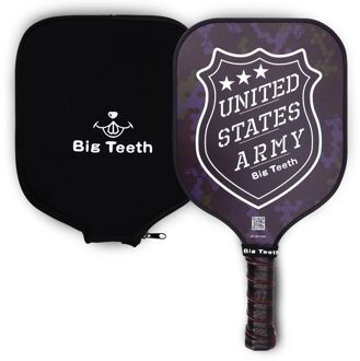 Pickleball Paddle Grote Tanden Graphite Pickleball Paddle Lichtgewicht Honingraat Core Rackets