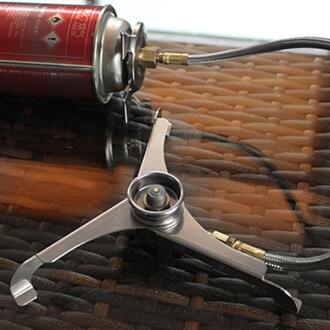 Picknick Camping Stove Split Converter Connector Gas Tank Adapter