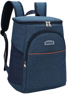 Picknick Fitness maaltijd rugzak cooling rugzak familie lunch reizen voedsel opslag geïsoleerde organizer ijs verse schoudertassen marine blauw