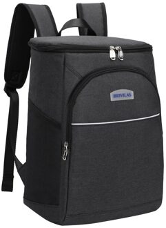 Picknick Fitness maaltijd rugzak cooling rugzak familie lunch reizen voedsel opslag geïsoleerde organizer ijs verse schoudertassen zwart