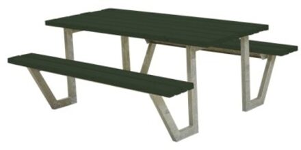 Picknicktafel vuren gegrond groen - Wega 161 x 177 x 73 cm