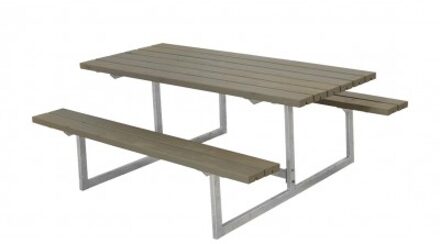 Picknicktafel vuren geimpregneerd - Basic - grijsbruin
