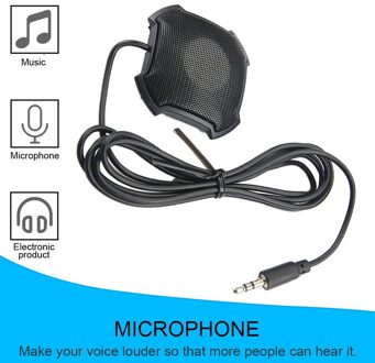 Pickup Microfoon Met 3.5Mm Audio Jack Omnidirectionele Condensator Conference Microfoon Voor Skype Voip Call Voice Chat