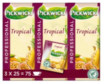 Pickwick Professional| Tropische vruchten | 25 x 1,5 gram