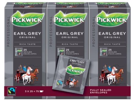 Pickwick Thee pickwick fair trade earl grey 25x2gr